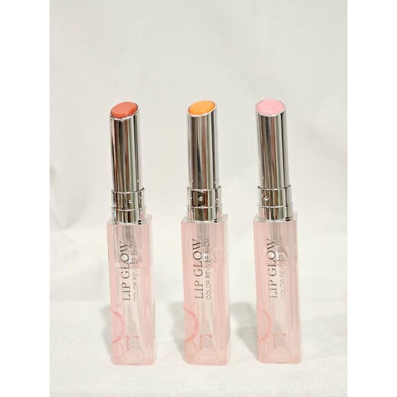 New Dior Addict Lip Glow Color Reviver Balm x3 bundle - Picture 1 of 3